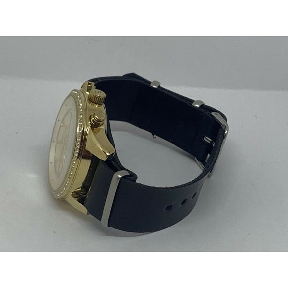 Michael Kors MK6328 Women Black Leather Analog Gol main image 10